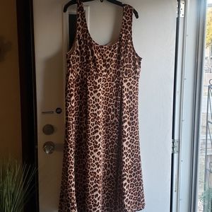 TORRID 3X NWOT Leopard Skater Dress